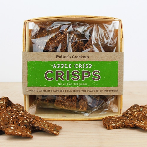 Apple Crisps Potters Crackers
