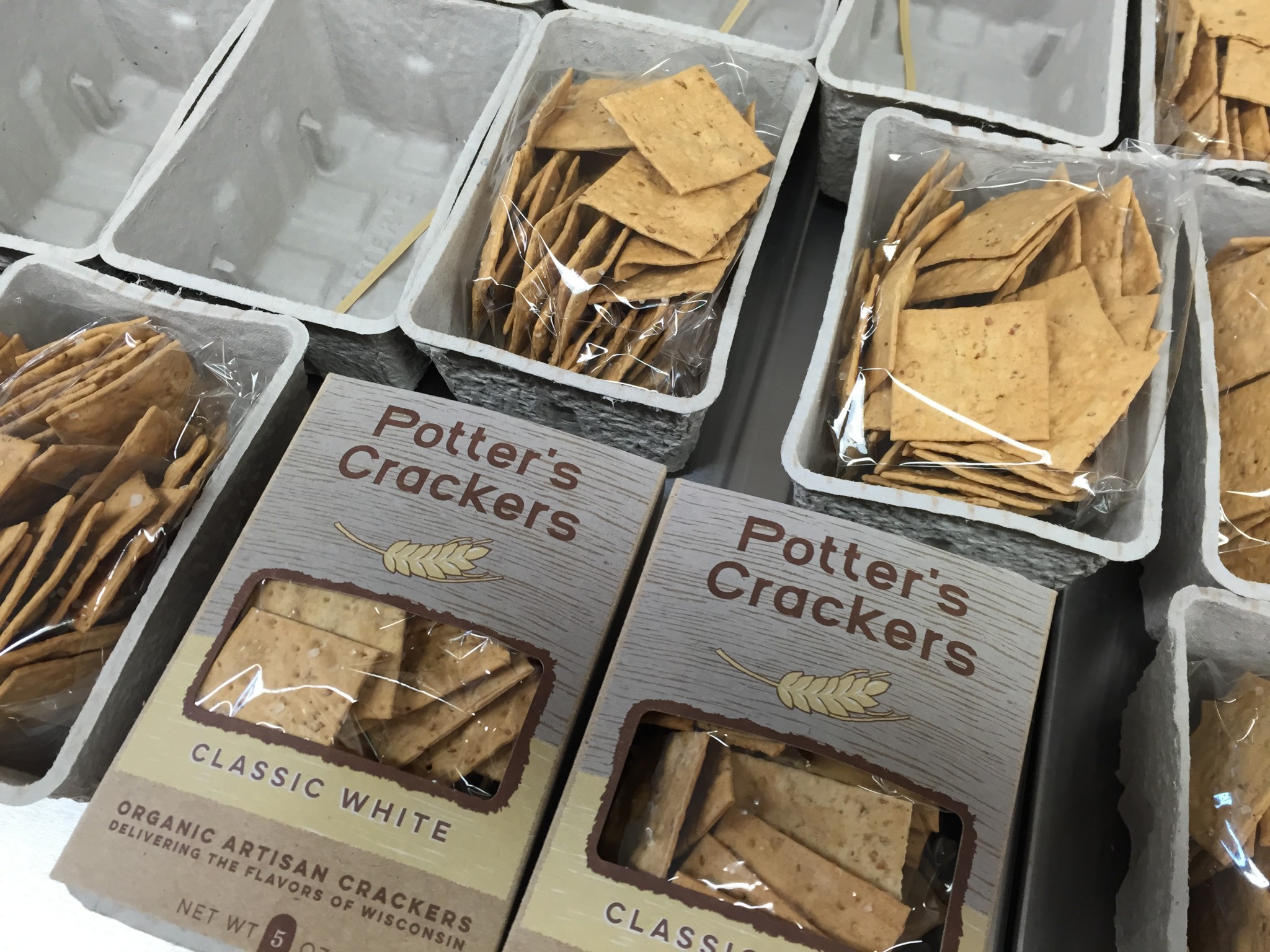 There's a new box of crackers in town! Potters Crackers
