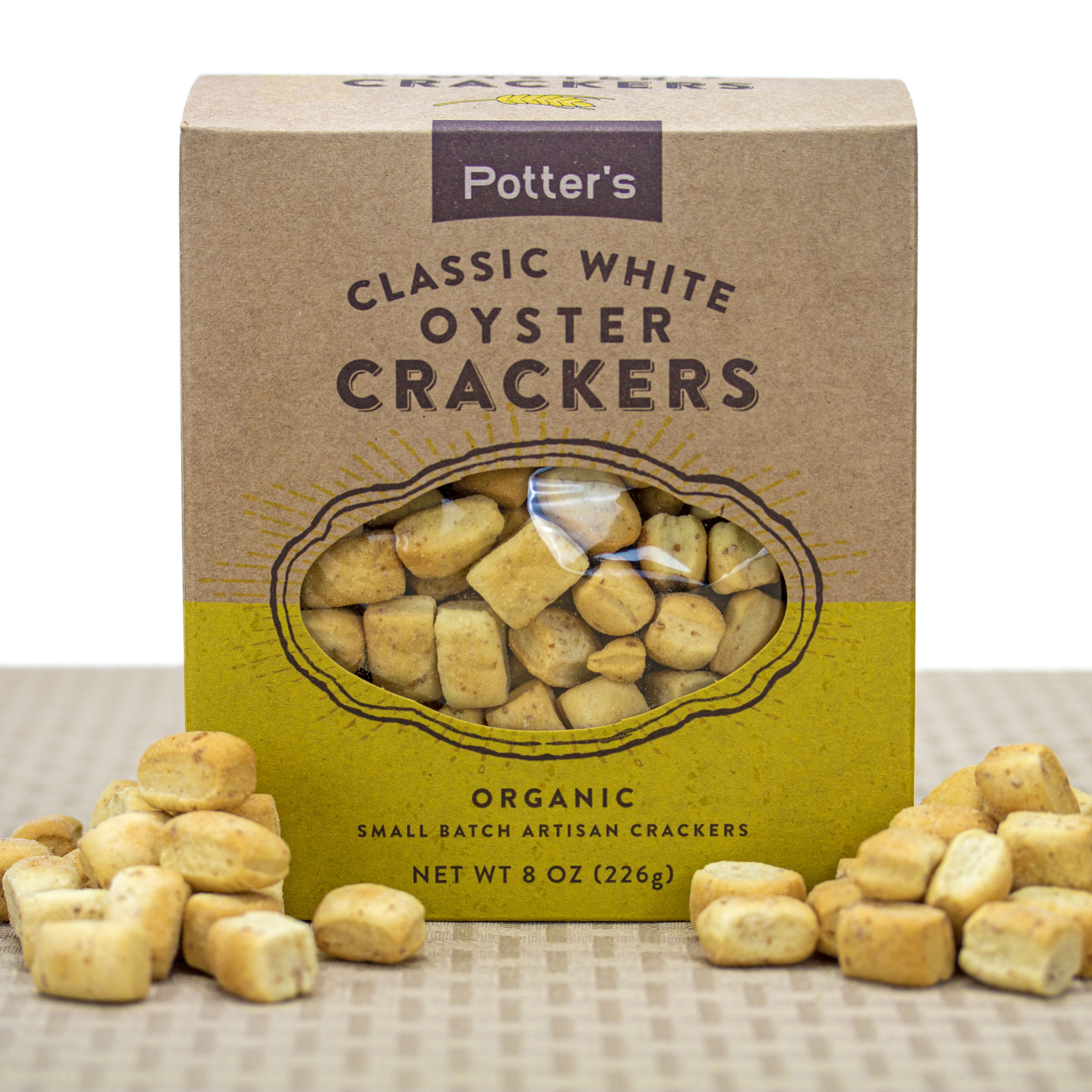 Classic White Oysters Potters Crackers